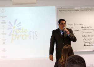 O presidente da Rede Profis, Rodrigo Brosco, no Encontro Nacional de 2014, em Bauru